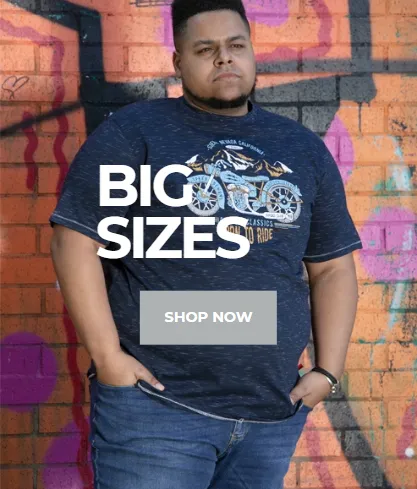 Big mens deals clothing uk